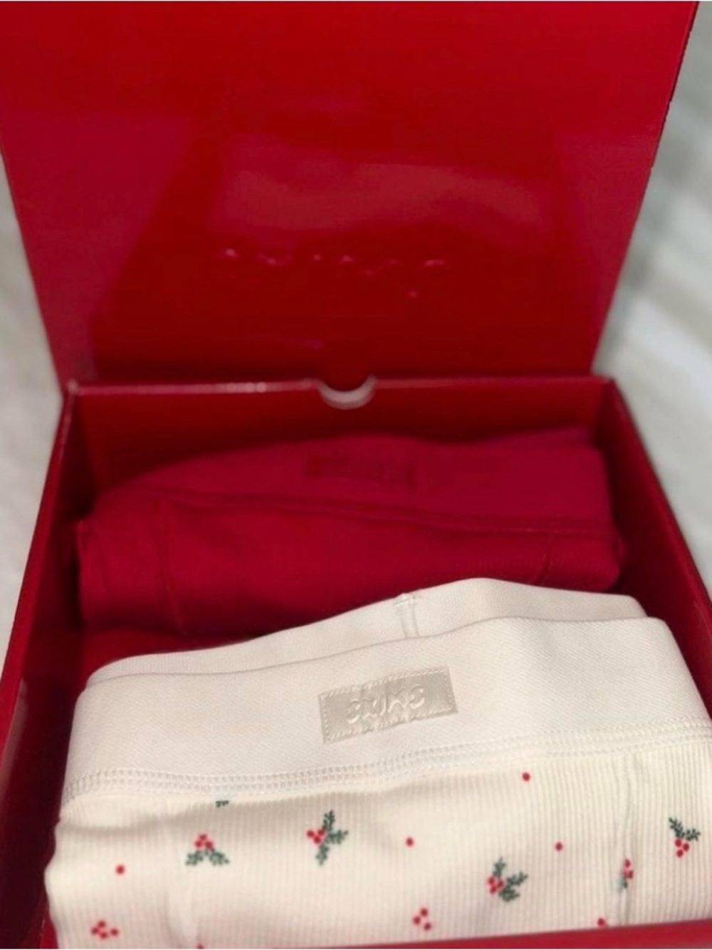 SKIMS Women's Bike Shorts 2-Pack - Red & White